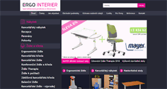 Desktop Screenshot of ergonomicke-kancelare.cz